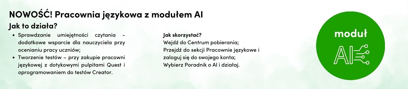 Nowość! Praconia językowa z modułem AI